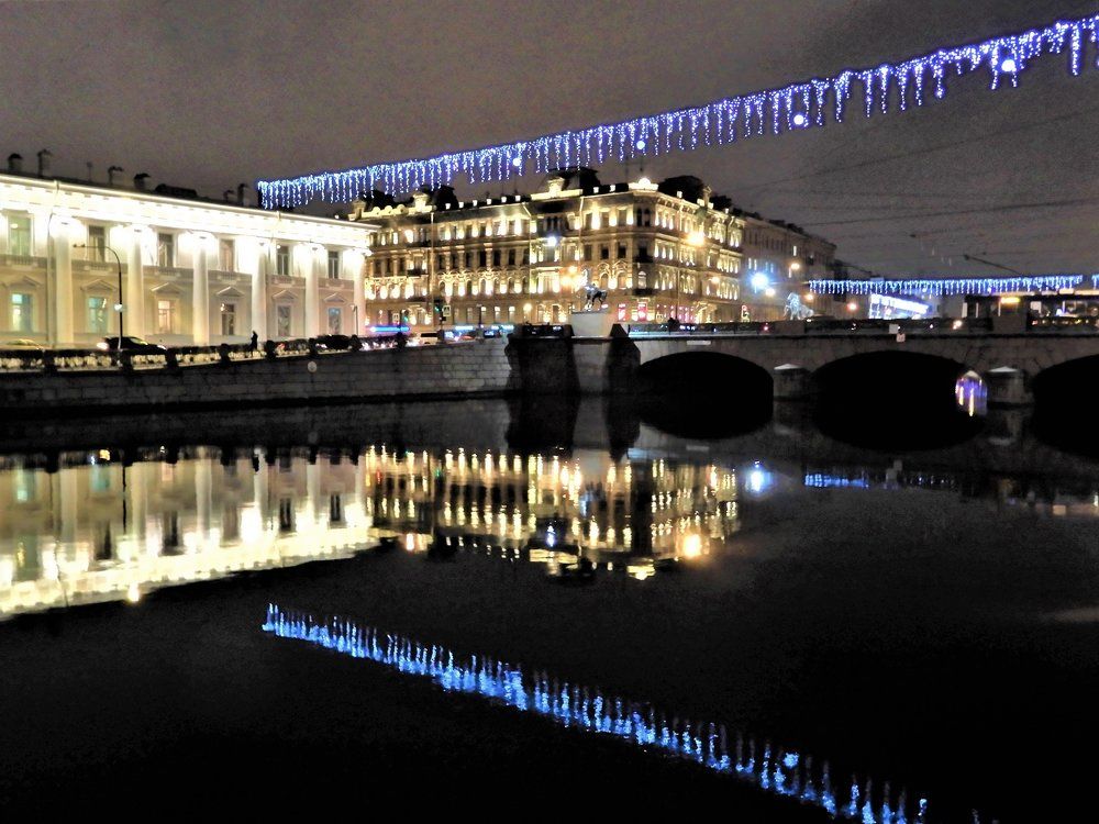 Набережная реки Фонтанки, Санкт-Петербург.