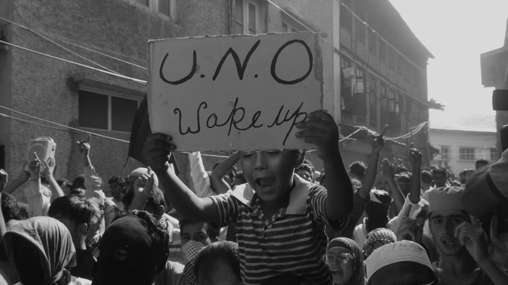 protest against human rights violations in kashmir