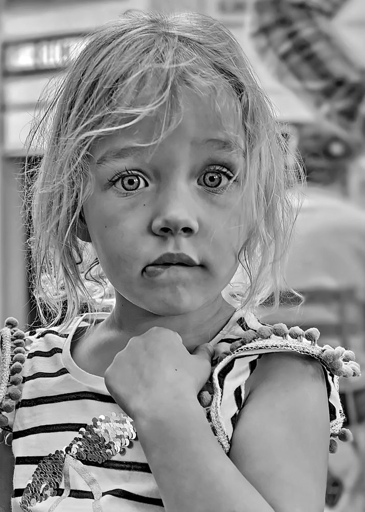 Innocent look of a child