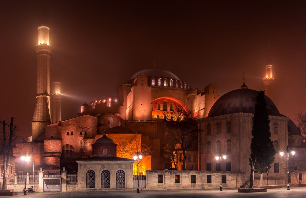 Святая София в тумане