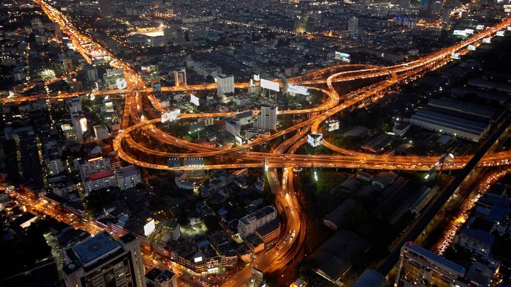 Многоуровневая развязка в Бангкоке