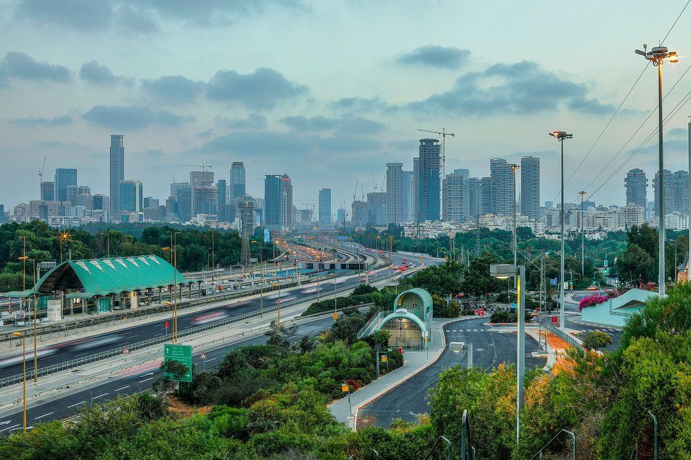 Сумерки в Тель Авиве