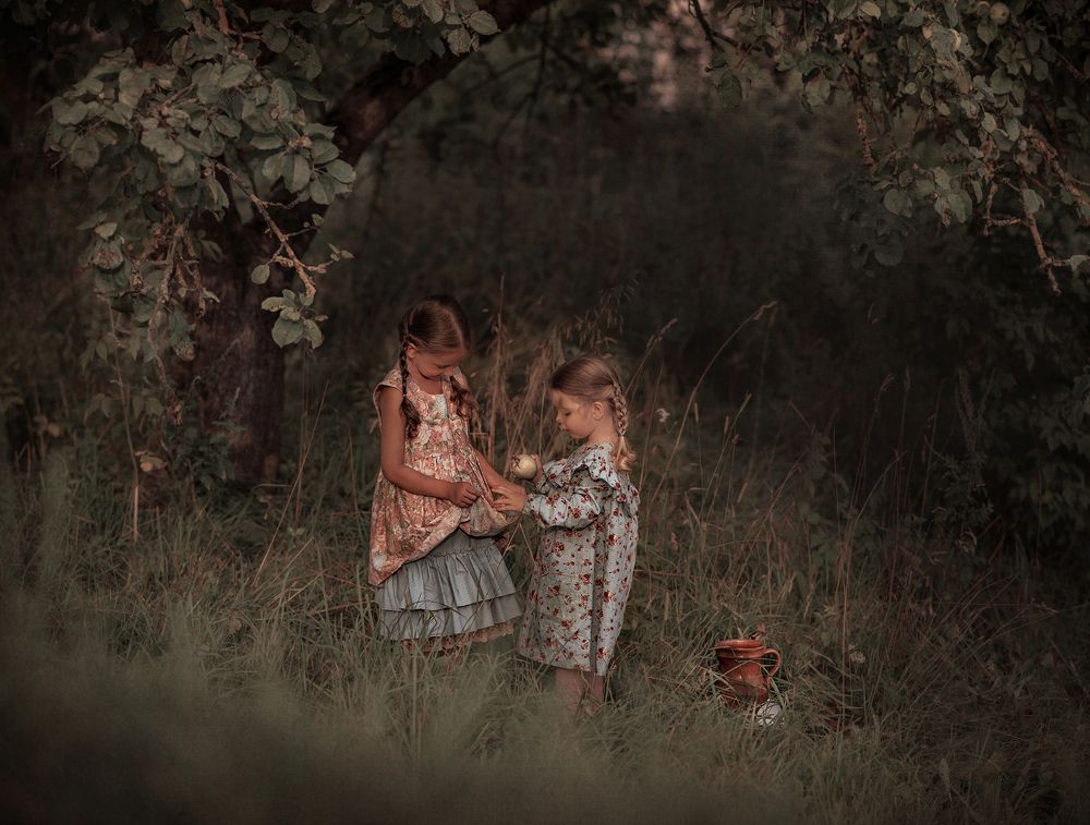 В яблоневом саду