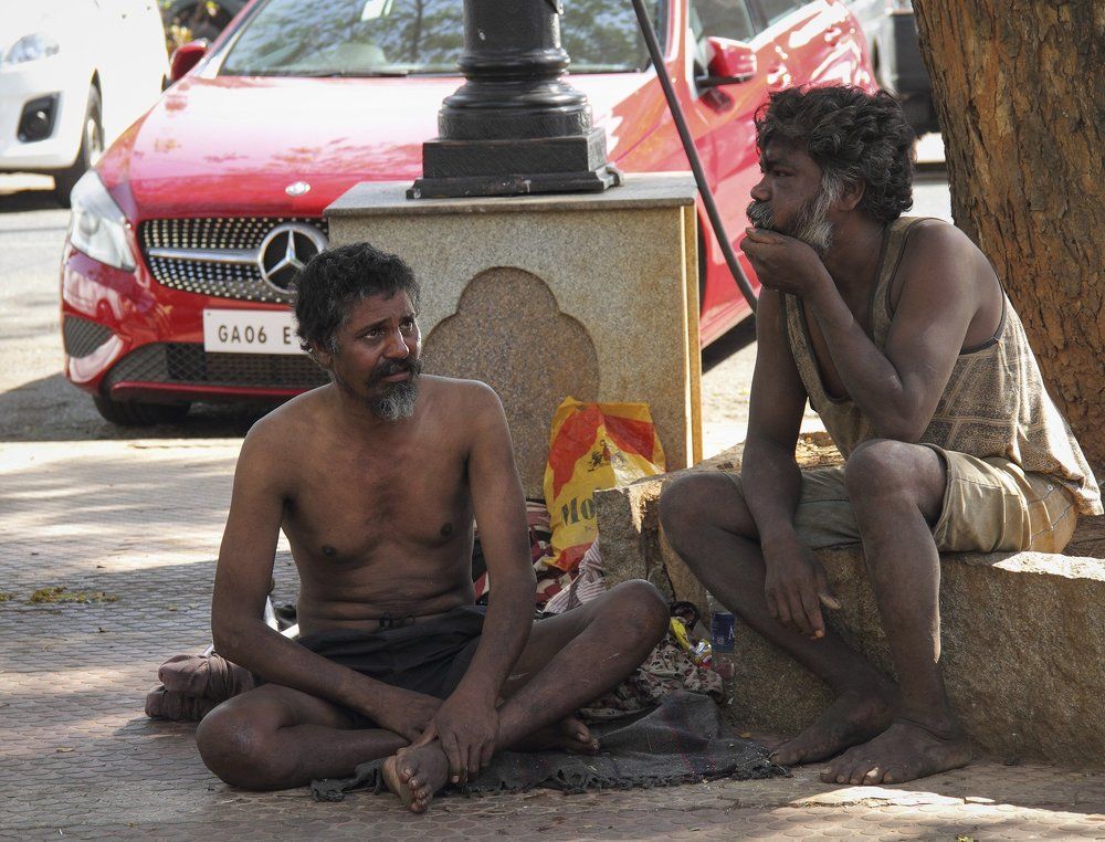 На улице в Васко да гама