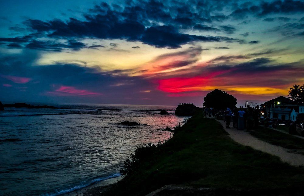 galle fort in evening