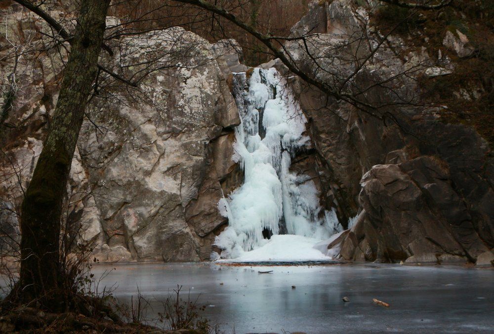 Waterfall in the Santa Varvara