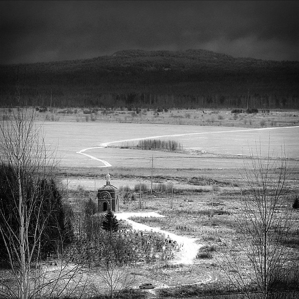 Зима рисует белым.