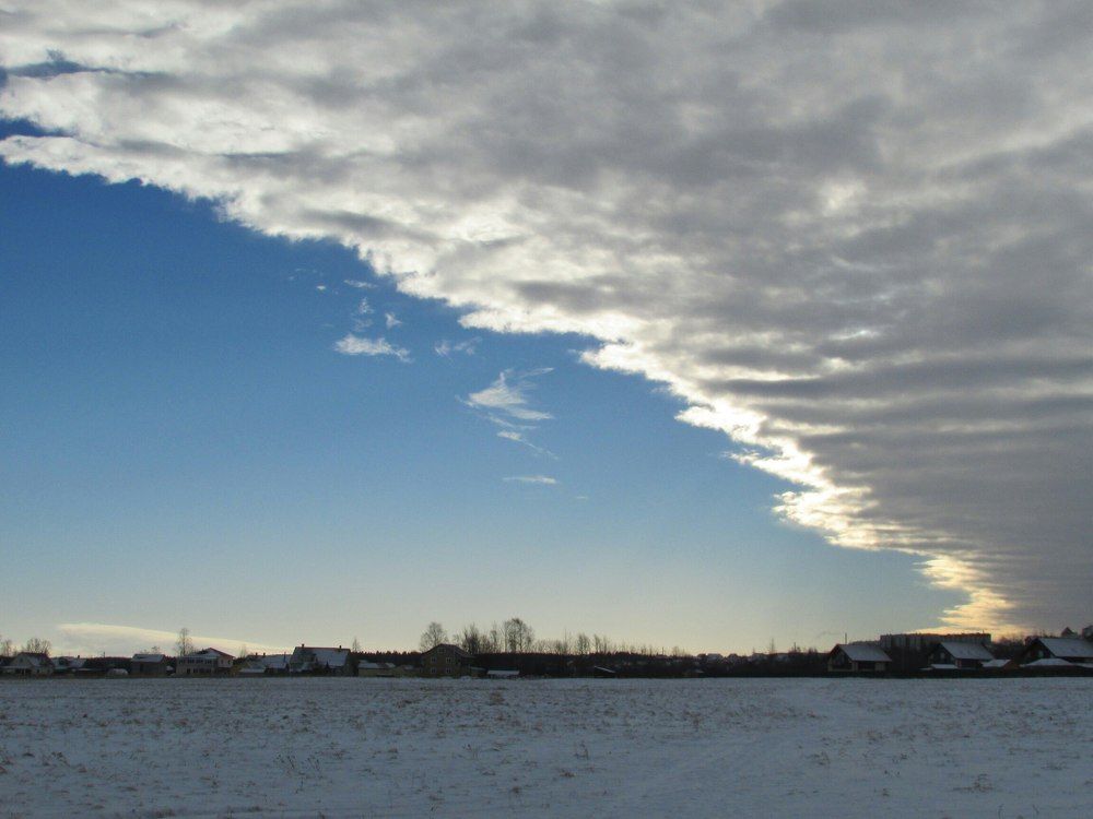 Небо пополам