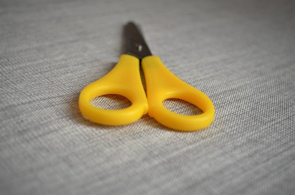 Yellow on gray