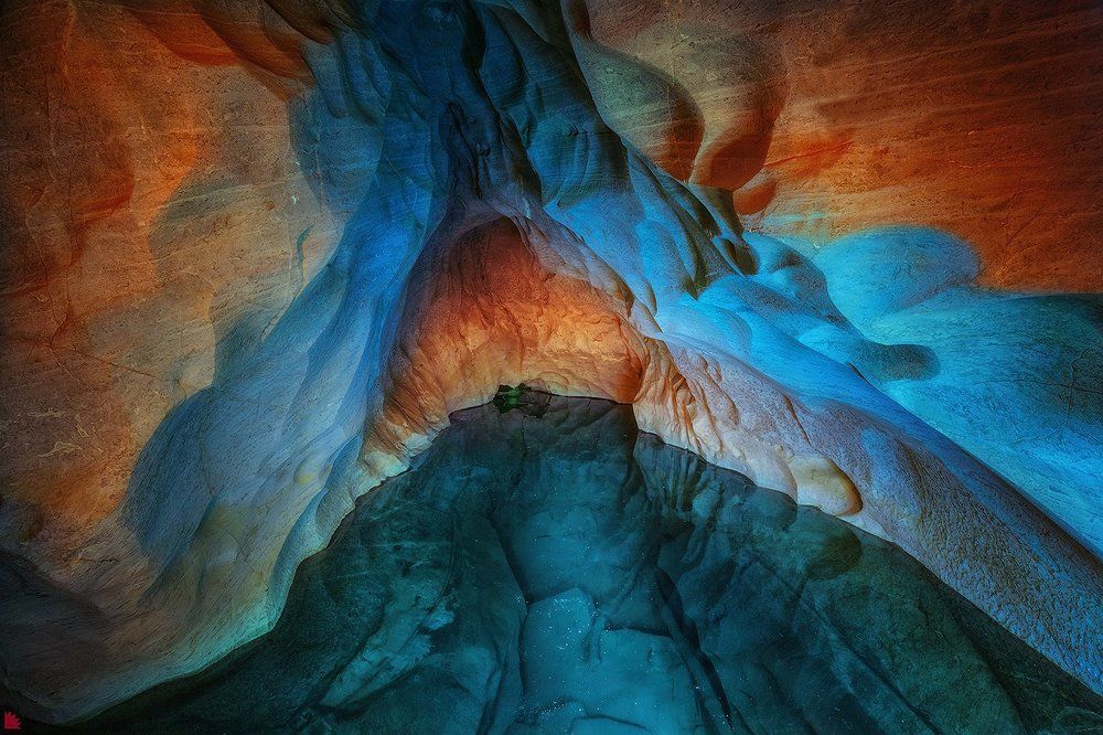 Пещера Шемахинский Сказ, Челябинская область.  Декабрь 2017