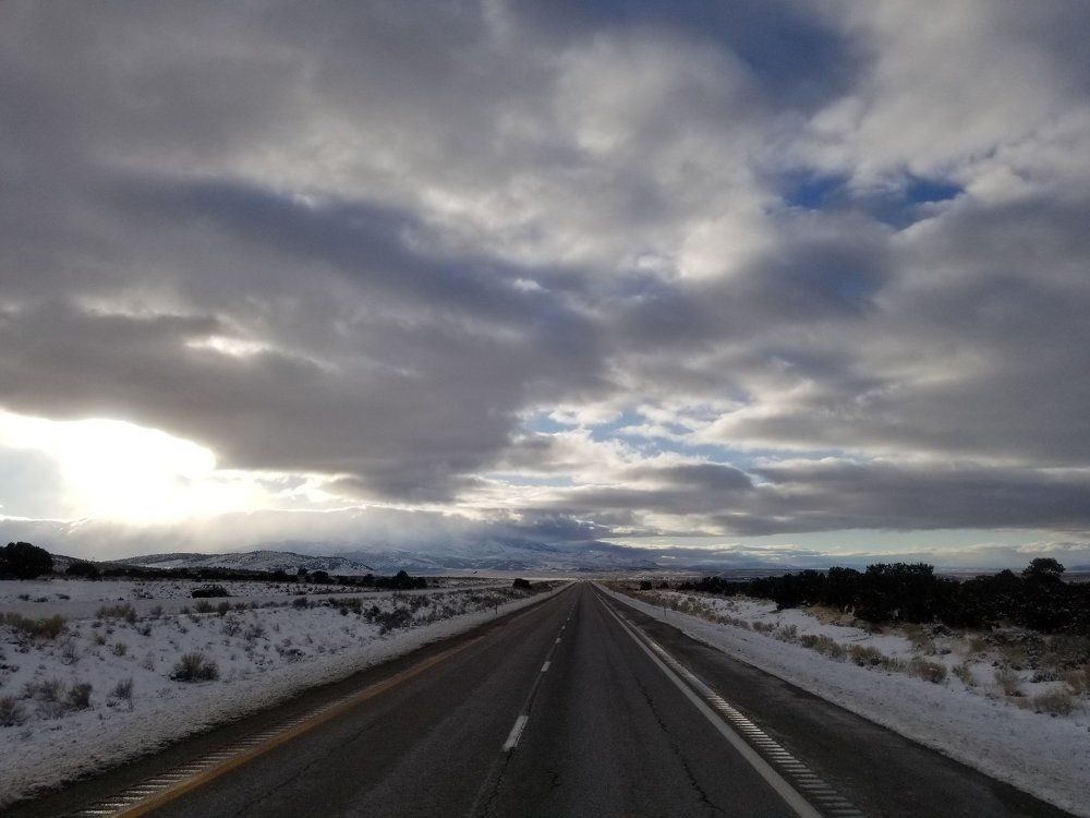 Down the road.