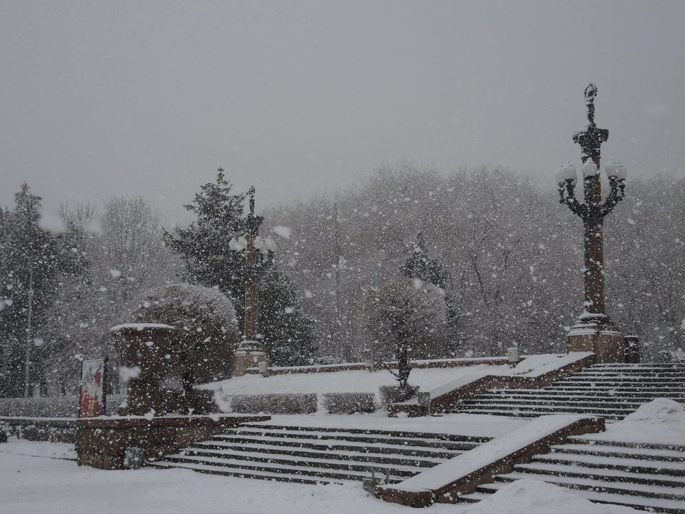 Набережная зимой...