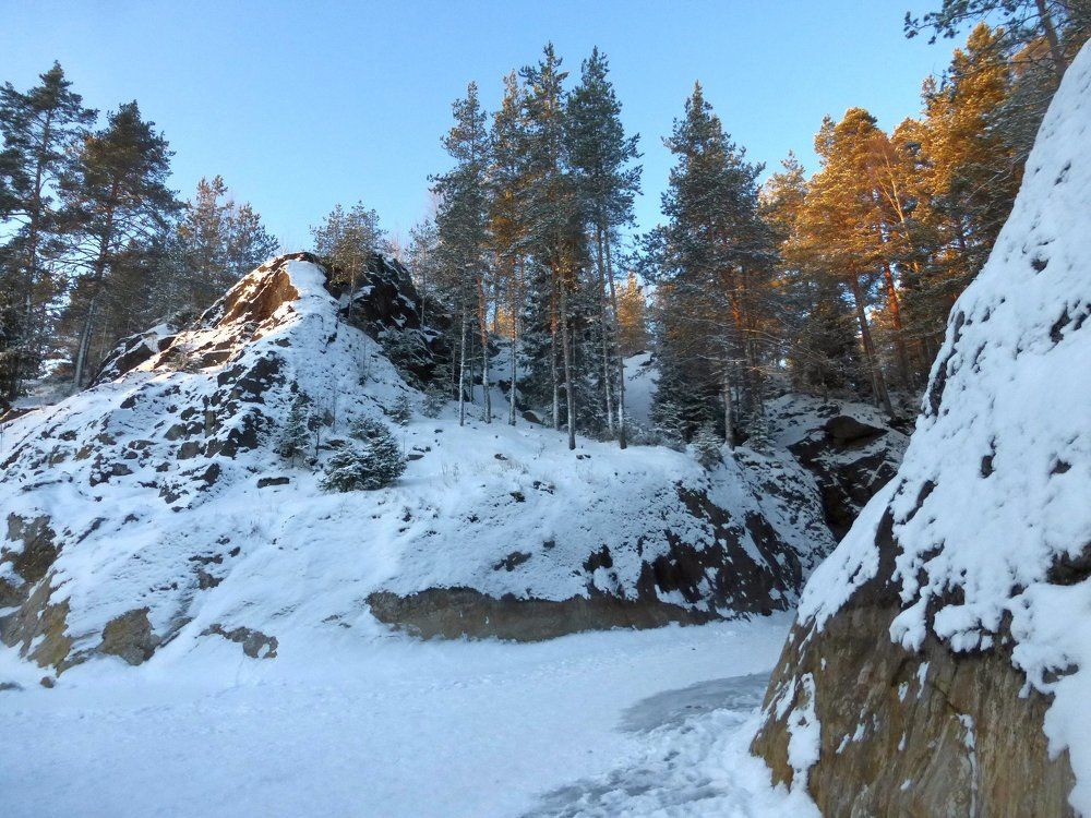 Зима с оттенком осени