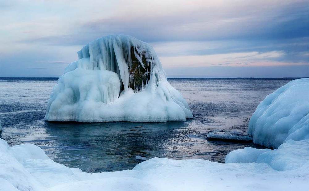На Байкале в декабре