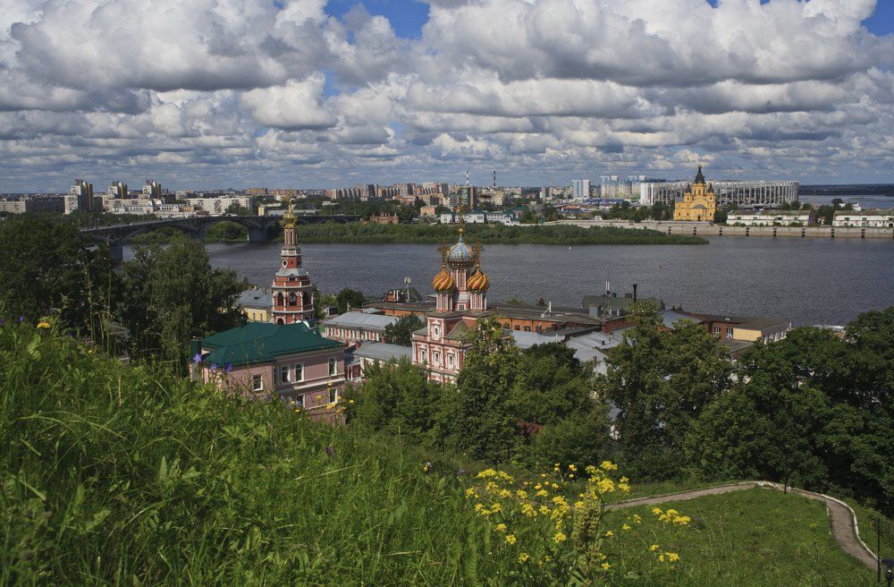 Нижний Новгород. Вид на Рождественскую церковь.