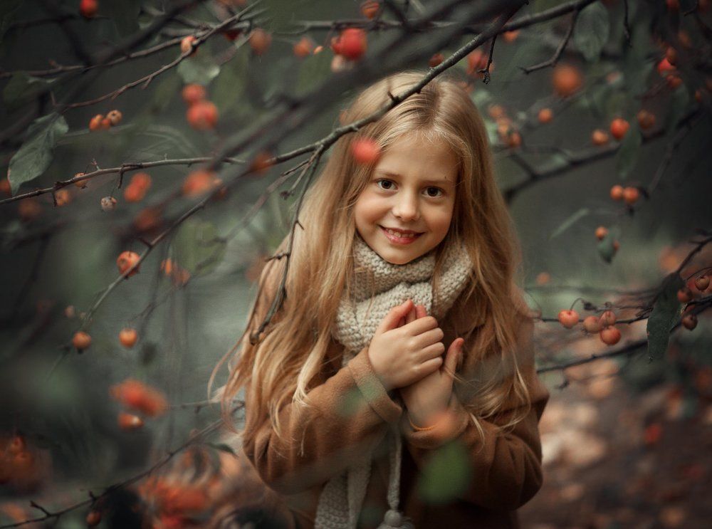 теплый плед осени