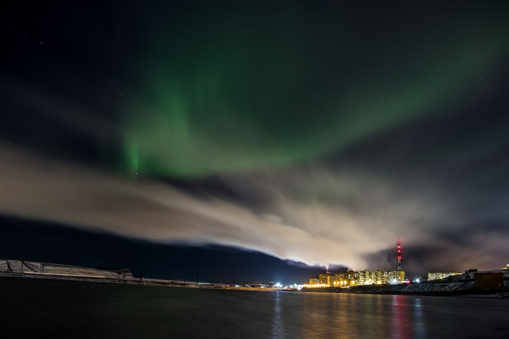Северное сияние.