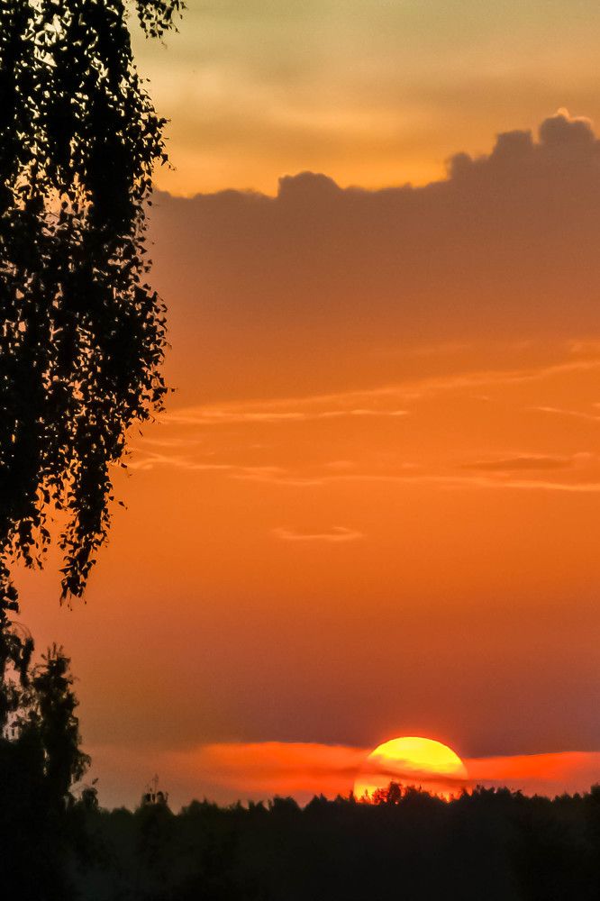 Красивый закат