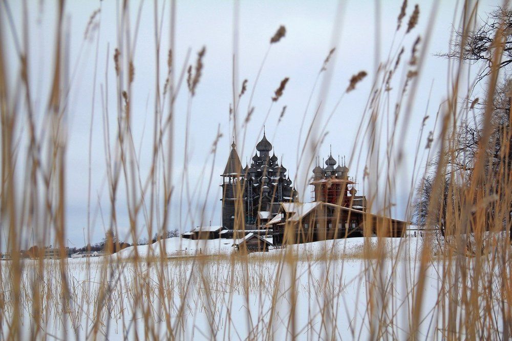 Зимние Кижи.