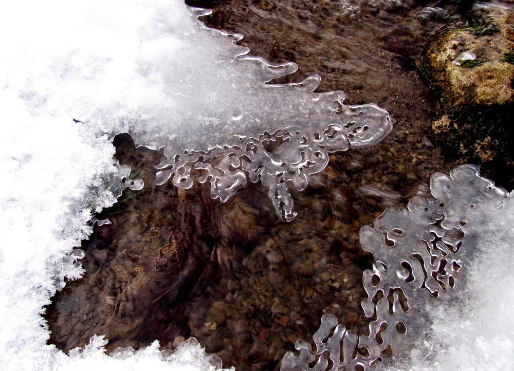 Застывшая мелодия ручейка