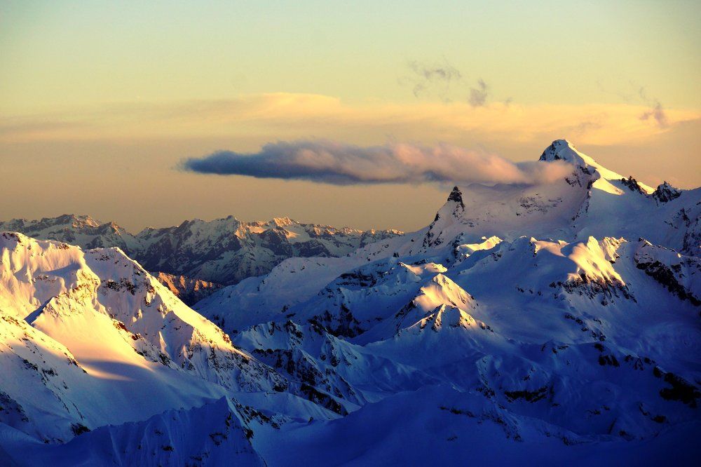 Закат над Кавказом