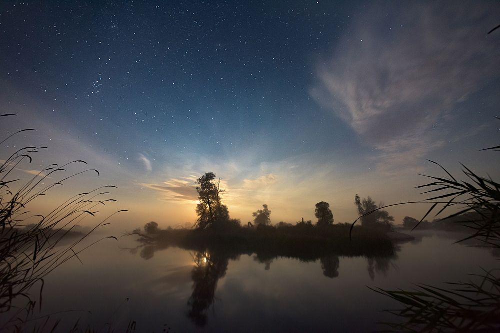 Восход,после заката