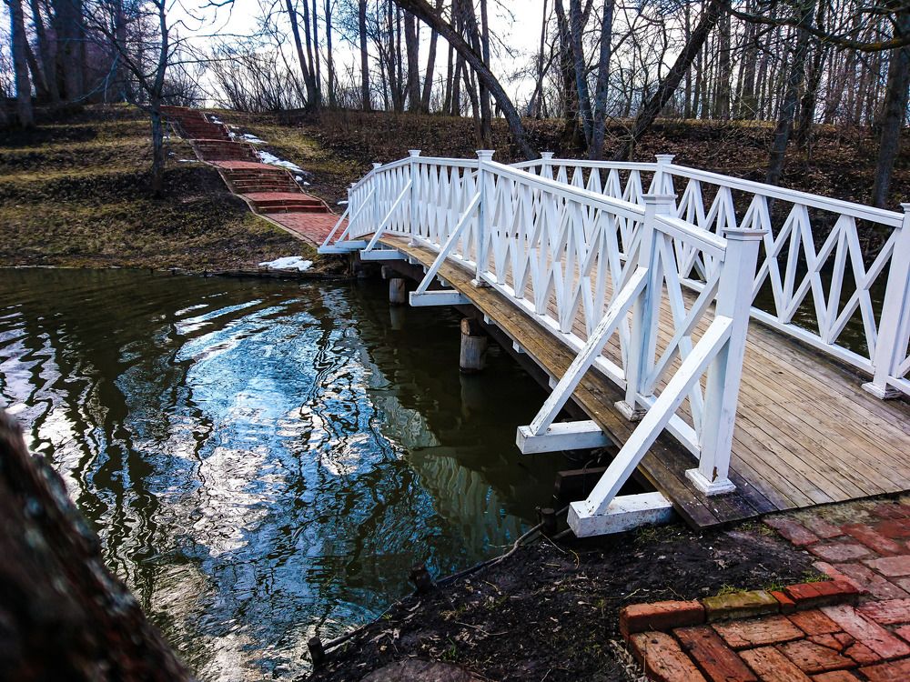 Мостик в лесу