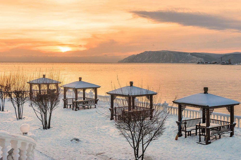 Закат на истоке Ангары