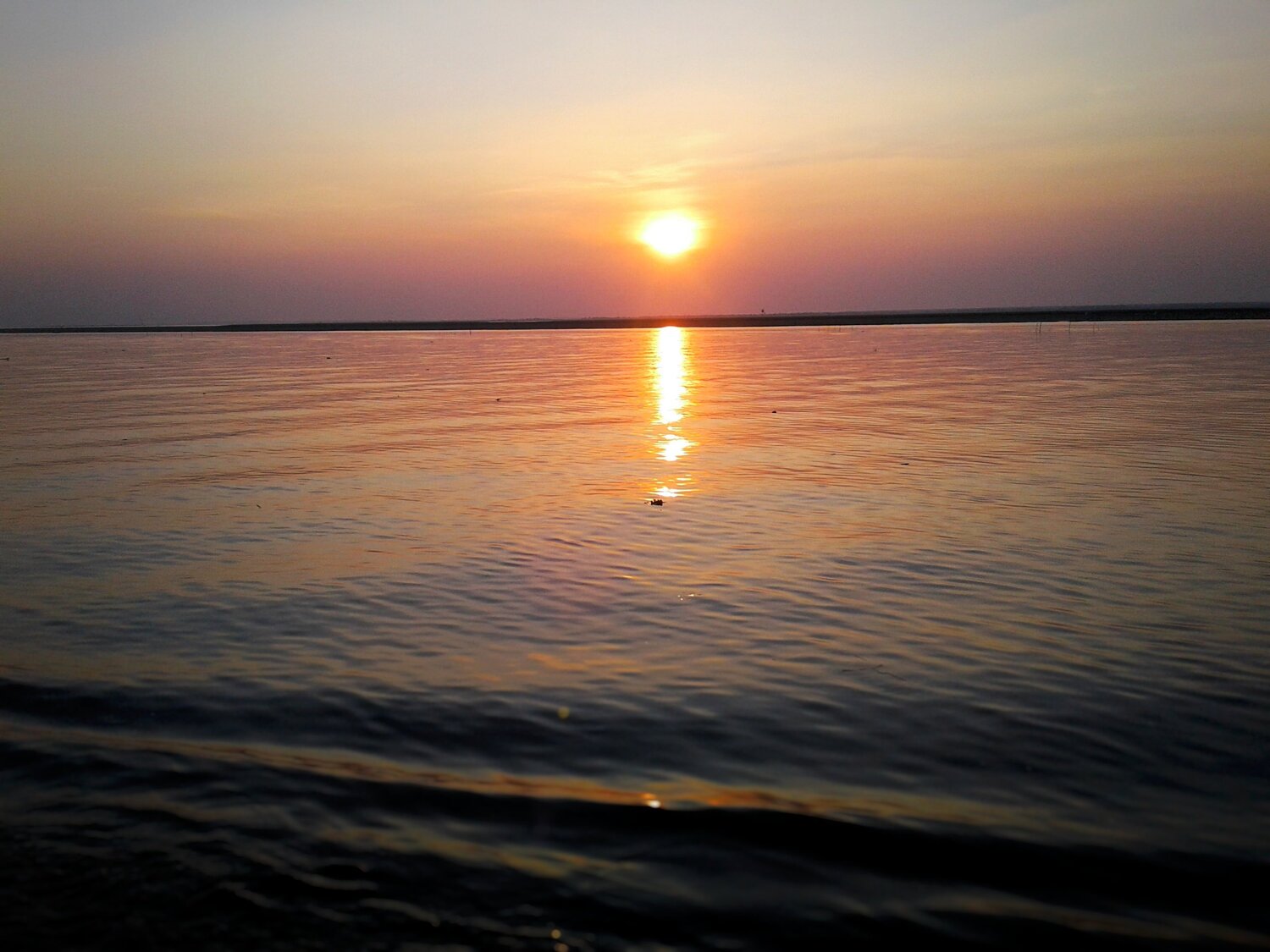 Sunset on River
