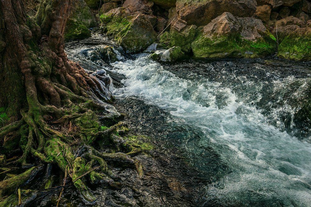 Бежит река...