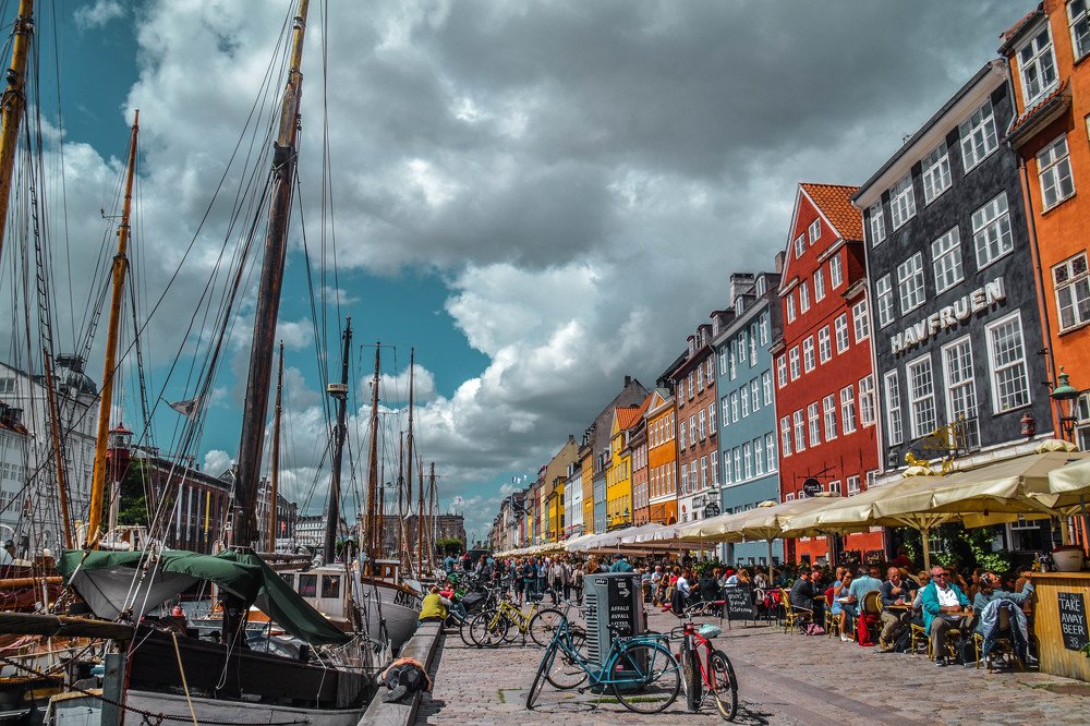 На каналах Копенгагена.