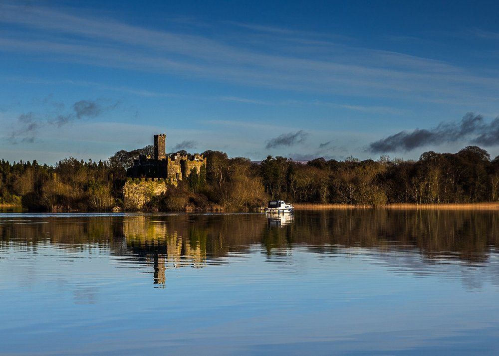 Beautiful reflection in the blue hour.