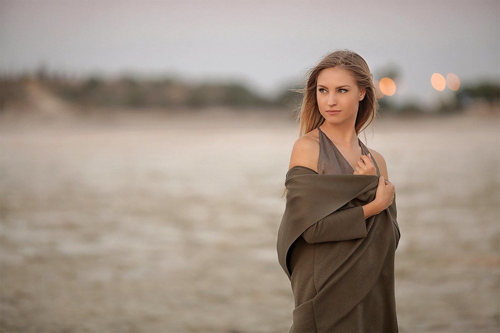 Salt lake in October