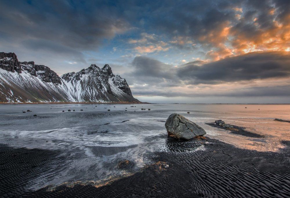 Зимнее утро в Исландии
