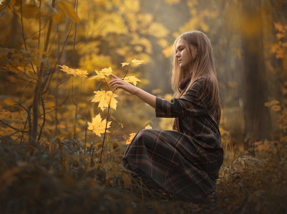 в середине осени