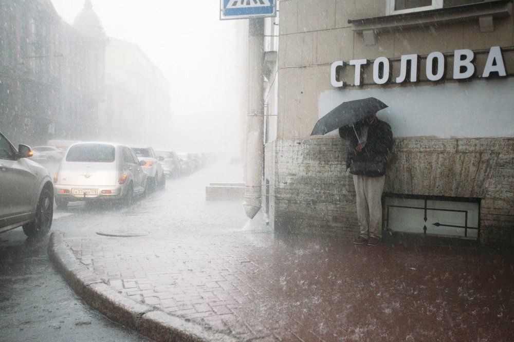 Дождь в городе