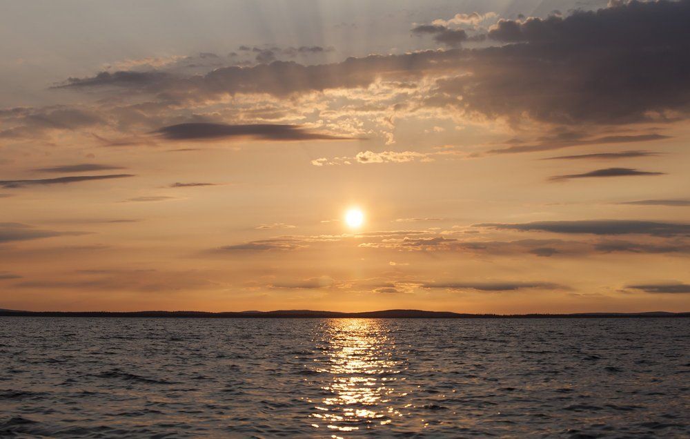 Sunset on Kenozero