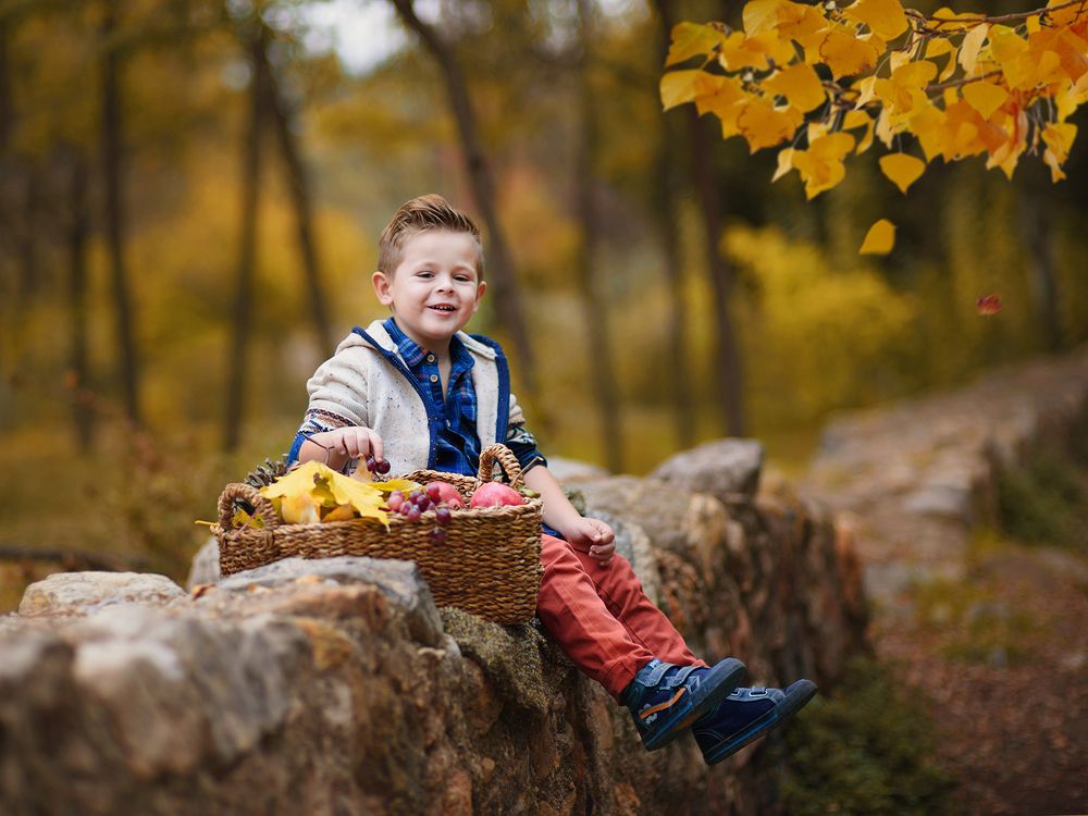 В осенних красках