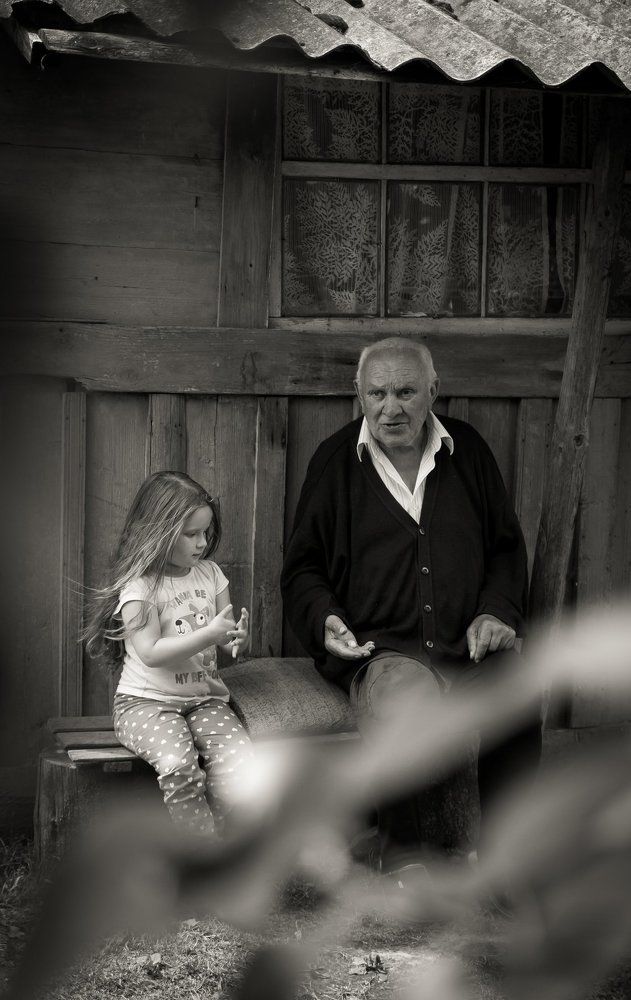 Прадедушка и Правнучка