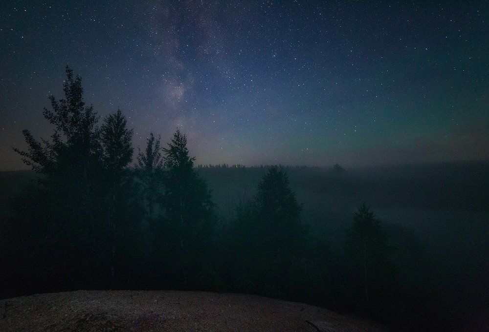 Туманная ночь на терриконе