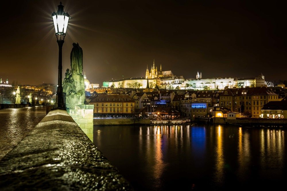 Ночная Прага