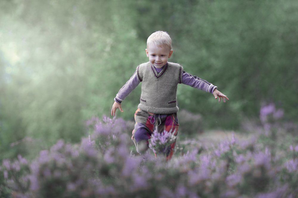 В вереске...