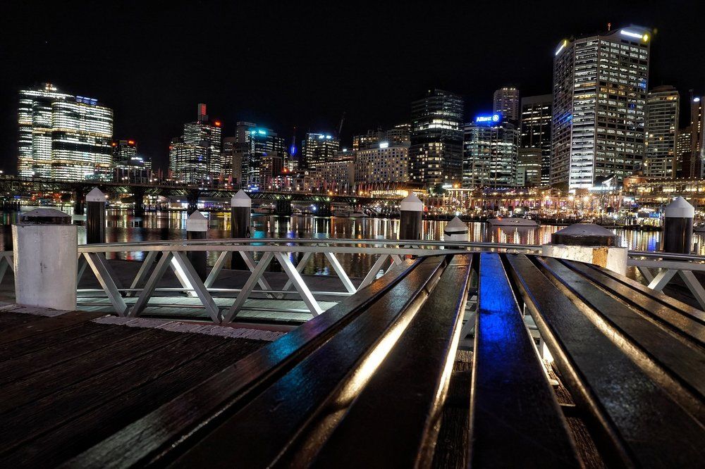 Night View from Darling Harbour (Sydney, Australia)