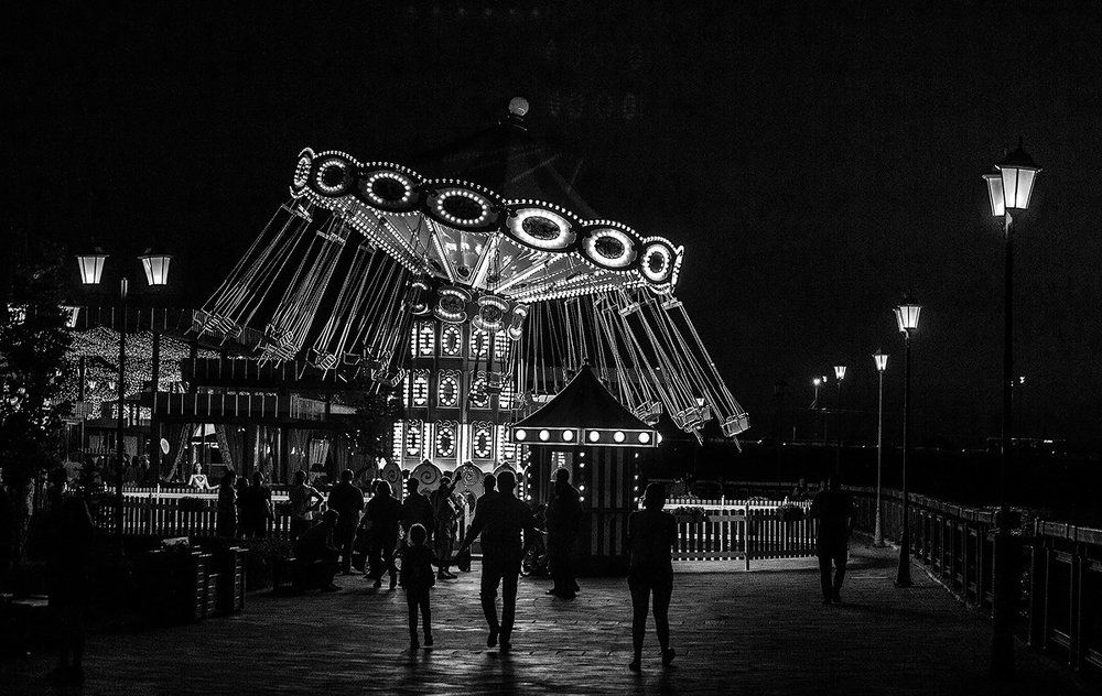 Казань ночная. Кремлёвская набережная