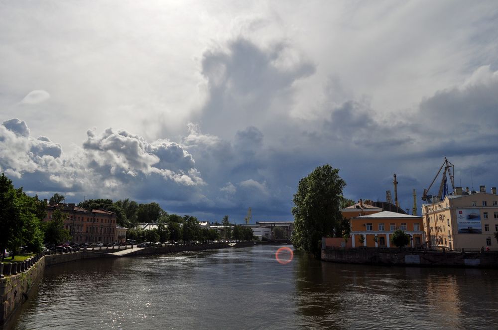 Небо над рекой Фрнтанкой
