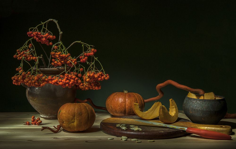 Натюрморт с тыквой