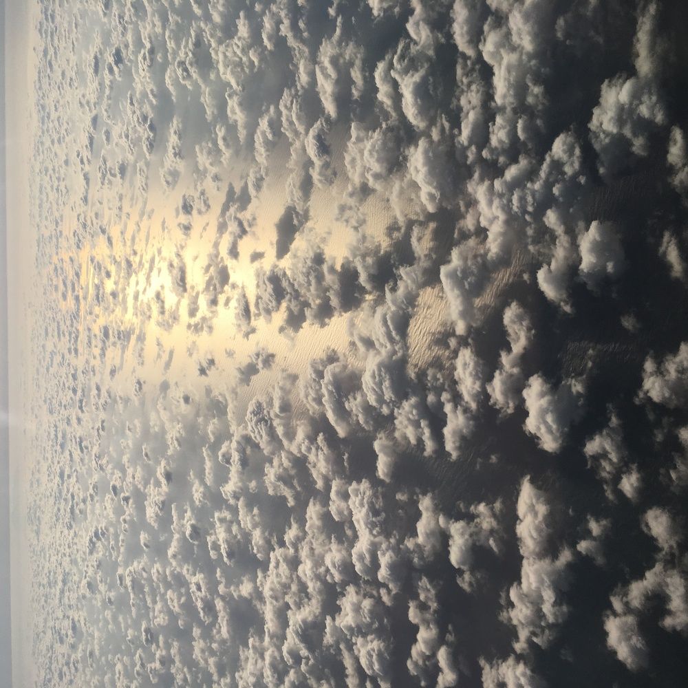 Flying over the paradise