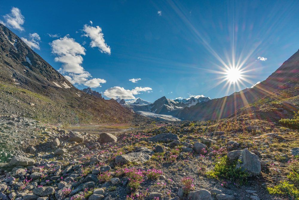 Дорога к Софийскому леднику
