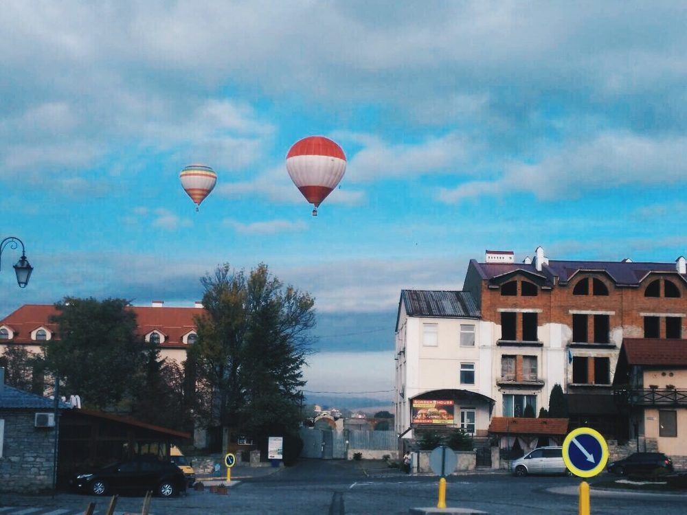 Воздушные шары на параде