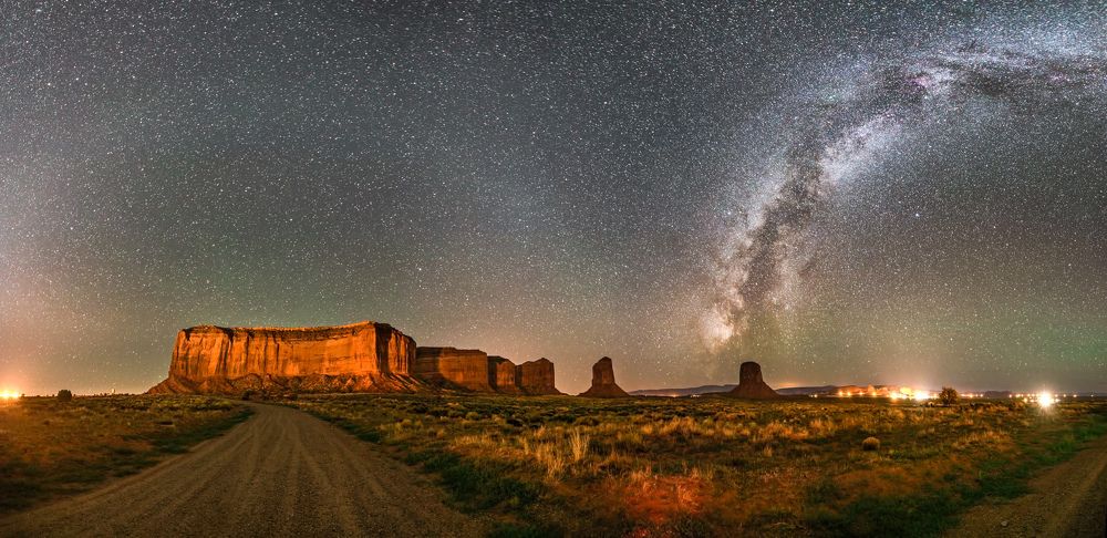 Mitchell Mesa, Zodiacal light and Milkyway